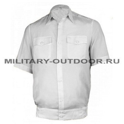 Рубашка форменная короткий рукав белая Полиция 01190046